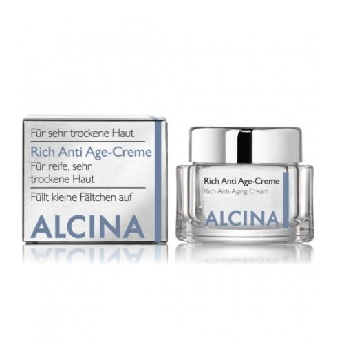 Alcina Rich Anti-Aging Face Cream Drėkinantis veido kremas brandžiai odai, 50ml