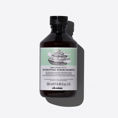 Davines Detoxifying Scrub Shampoo Valantis šampūnas su pilingu, 250ml