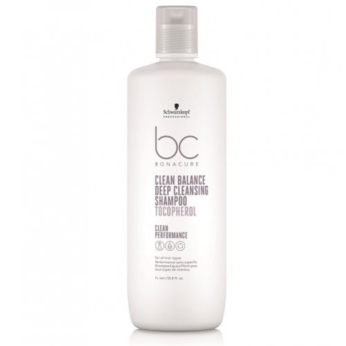 Schwarzkopf Professional BC CP Clean Balance Deep Cleansing Shampoo Gilaus valymo šampūnas, 1000ml