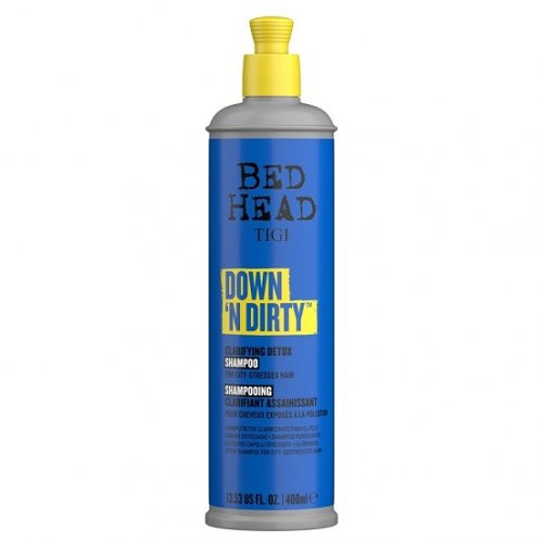 Tigi Bed Head Down N' Dirty Clarifying Detox Shampoo Giliai valantis šampūnas, 400ml