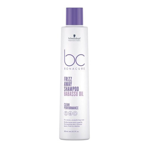 Schwarzkopf Professional BC Frizz Away Shampoo Glotninantis šampūnas nepaklusniems plaukams, 250ml