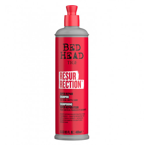 Tigi Bed Head Resurrection Super Repair Shampoo Šampūnas silpniems plaukams, 400ml