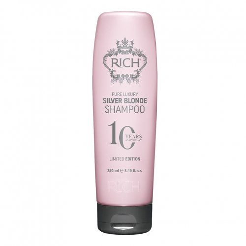 Rich Silver Blonde Shampoo Geltonus atspalvius neutralizuojantis plaukų šampūnas, 250ml