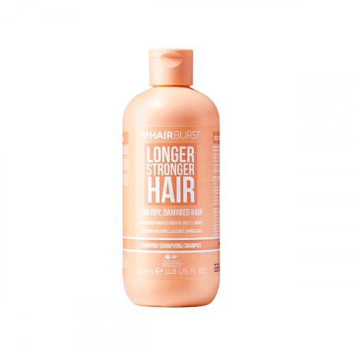 Hairburst Longer Stronger Hair Shampoo Šampūnas sausiems ir pažeistiems plaukams, 350ml