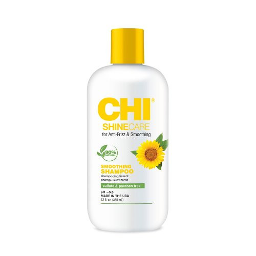 CHI ShineCare Anti Frizz & Smoothing Shampoo Plaukus glotninantis šampūnas, 355ml