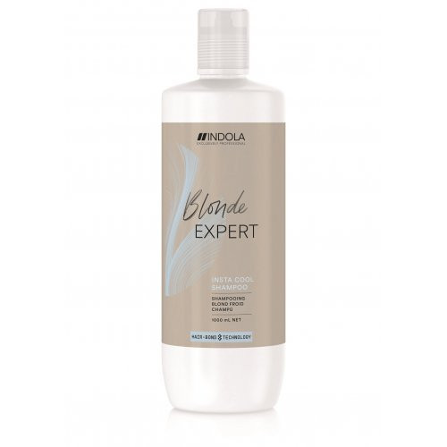 Indola Blond Expert Insta Cool Shampoo Šampūnas šviesiems šalto atspalvio plaukams., 1000ml