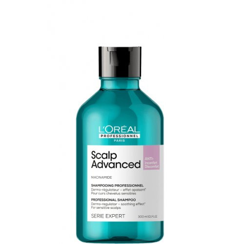 L'Oréal Professionnel Scalp Advanced Anti - Discomfort Soothing Shampoo Galvos odą raminantis šampūnas, 300ml