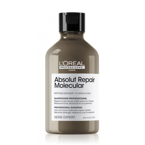 L'Oréal Professionnel Serie Expert  Absolut Repair Molecular Shampoo  Molekulinę struktūrą atstatantis šampūnas pažeistiems plaukams, 300ml