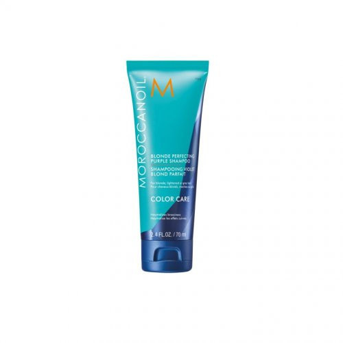 Moroccanoil Blond Perfecting Purple Shampoo Šampūnas neutralizuojantis nepageidaujamus atspalvius, 70ml