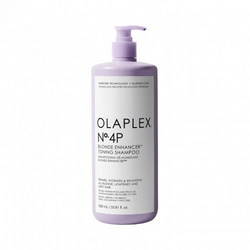 Olaplex No.4P Blonde Enhancer Toning Shampoo Tonuojantis ir plaukus stiprinantis šampūnas, 1000ml