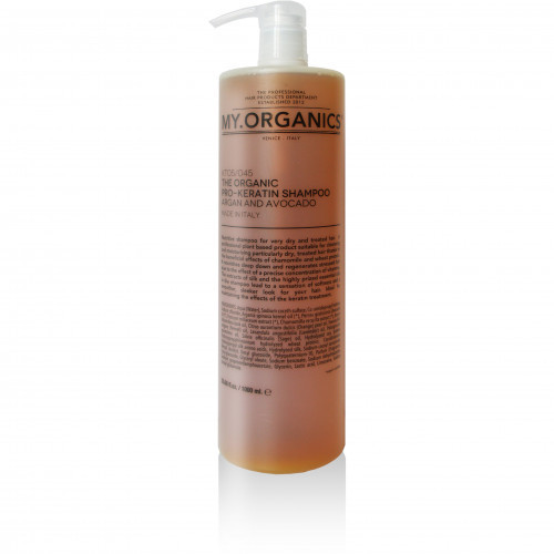 My.Organics The Oganic Pro-keratin shampoo Plaukų šampūnas su arganu ir avokadu, 1000ml