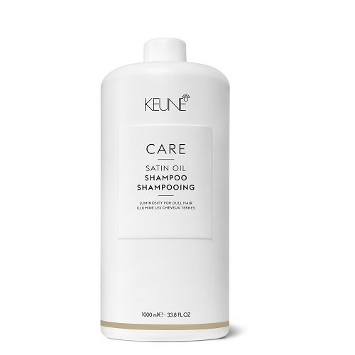 Keune Care Line Satin Oil Šampūnas sausiems, blizgesį praradusiems plaukams, 1000ml