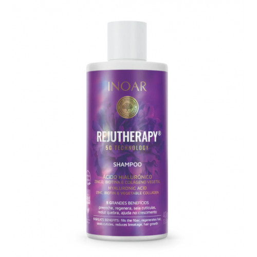 Inoar Rejutherapy Shampoo Regeneruojantis šampūnas pažeistiems plaukams, 400ml