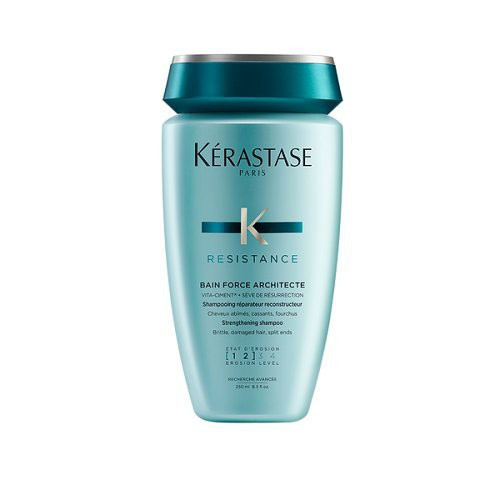 Kérastase Resistance Bain de Force Architecte Pažeistų plaukų šampūnas, 250ml