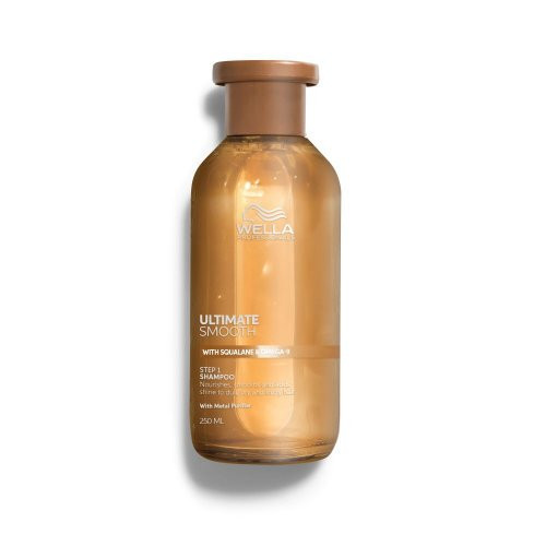 Wella Professionals Ultimate Smooth Shampoo Maitinantis šampūnas su skvalanu ir omega-9, 250ml