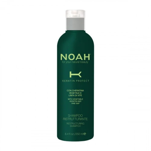 Noah Keratin Protect Restructuring Shampoo Atkuriamasis šampūnas su augaliniu keratinu, 250ml