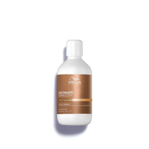 Wella Professionals Ultimate Smooth Shampoo Maitinantis šampūnas su skvalanu ir omega-9, 100ml