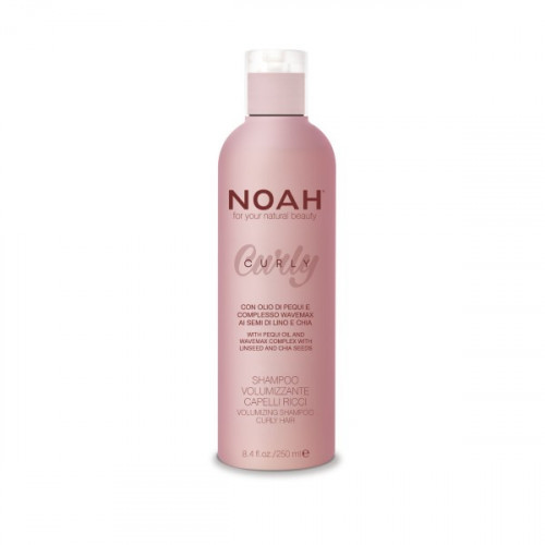 Noah Curly Volumizing Shampoo Apimties suteikiantis šampūnas, 250ml