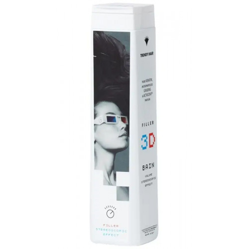 Trendy Hair Bain Filler 3D Shampoo Apimties suteikiantis šampūnas, 300ml