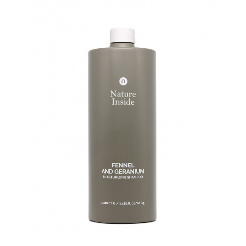 Naturalmente Moisturizing Fennel and Geranium Shampoo Pankolio ir snapučio šampūnas, 1000ml