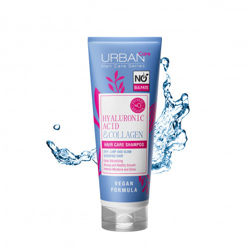 Urban Care Hyaluronic Acid & Collagen Hair Shampoo Drėkinantis šampūnas plaukams, 250ml