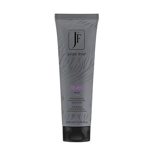 Jungle Fever Silver Mud Soft Peeling Pilkojo molio galvos odos šveitiklis, 200ml