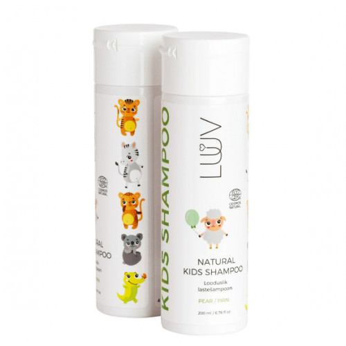 Luuv Natural Kids Shampoo Natūralus šampūnas vaikams, 200ml