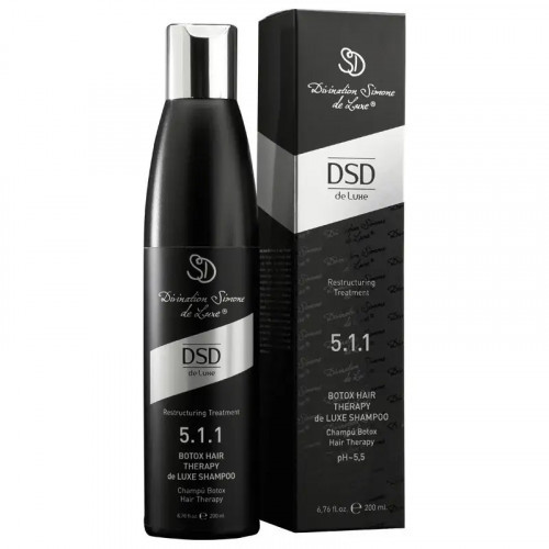 DSD de Luxe Botox Hair Therapy Shampoo Plaukų šampūnas su botoksu, 200ml