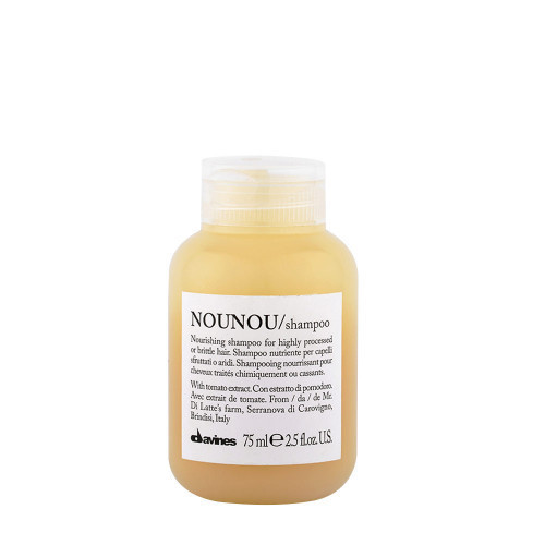 Davines Nounou Nourishing Shampoo Plaukus maitinantis šampūnas, 75ml