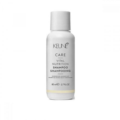 Keune Care Line Vital Nutrition Šampūnas sausiems, pažeistiems plaukams, 80ml