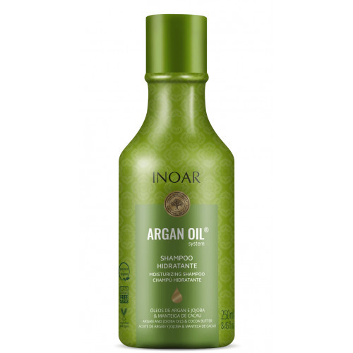 Inoar Argan Oil Shampoo Intensyviai drėkinantis šampūnas su Argano aliejumi, 250ml
