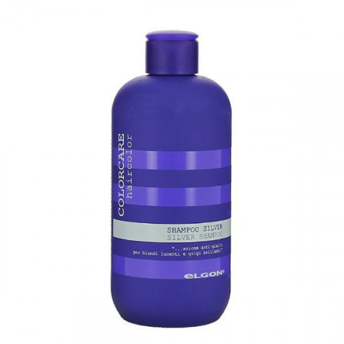 Elgon Colorcare Silver Shampoo Gelsvą plaukų atspalvį šalinantis šampūnas, 300ml