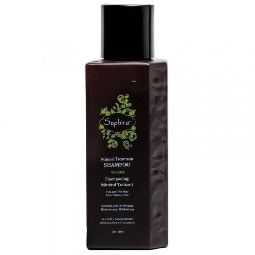 Saphira Mineral Treatment Volume Shampoo Atstatomasis šampūnas ploniems plaukams, 90ml