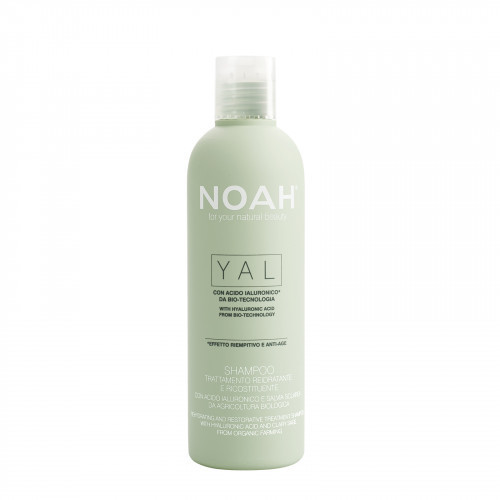 Noah YAL Hydrating And Restorative Treatment Shampoo Atkuriamasis drėkinantis šampūnas su hialurono rūgštimi ir šalaviju, 250ml