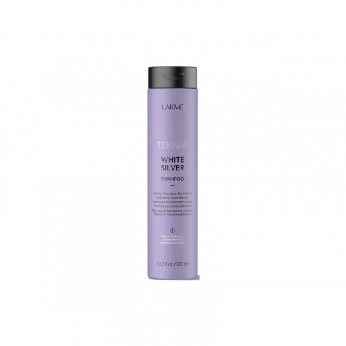 Lakme White Silver Geltonumą neutralizuojantis šampūnas, 300ml