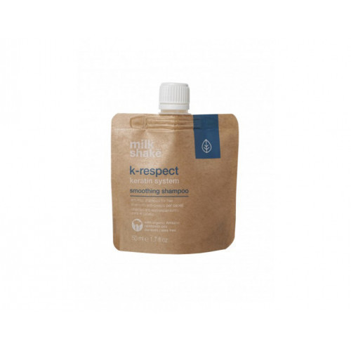 Milk_shake K-Respect Smoothing Shampoo Plaukus glotninantis šampūnas, 50ml