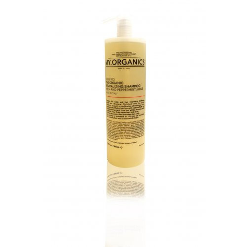 My.Organics Revitalizing shampoo neem and peppermint Šampūnas nuo plaukų slinkimo intensyvi prevencija, 1000ml