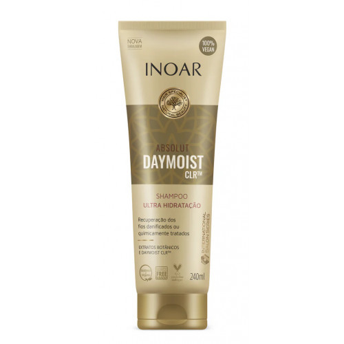 Inoar Daymoist Shampoo Šampūnas chemiškai pažeistiems plaukams, 240ml