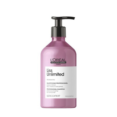 L'Oréal Professionnel Liss Unlimited Nepaklusnių plaukų šampūnas, 500ml