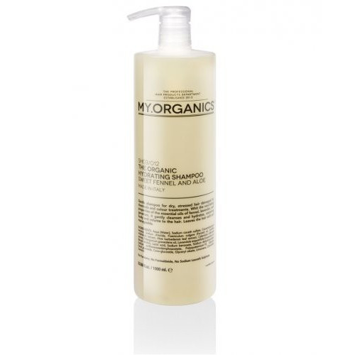 My.Organics Hydrating Shampoo Drėkinantis šampūnas su pankoliu ir alijošiu, 1000ml