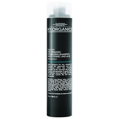 My.Organics Hydrating Shampoo Drėkinantis šampūnas su pankoliu ir alijošiu, 250ml