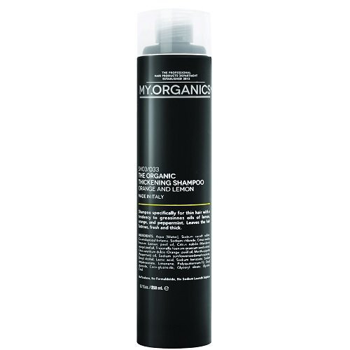 My.Organics Thickening Shampoo Plaukų apimtį didinantis šampūnas su apelsinais ir citrina, 250ml