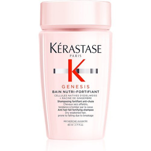 Kérastase Genesis Bain Nutri-Fortifiant Shampoo Stiprinantis šampūnas nuo plaukų lūžinėjimo, sausiems ar tankiems plaukams, 80ml
