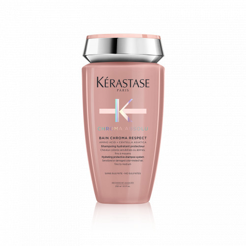 Kérastase Chroma Absolu Bain Chroma Respect Drėkinamasis apsauginis šampūnas, 250ml