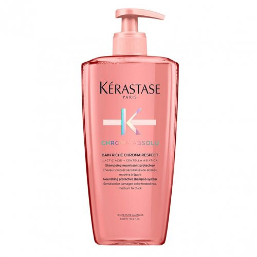 Kérastase Chroma Absolu Bain Riche Chroma Respect Maitinamasis apsauginis šampūnas, 500ml