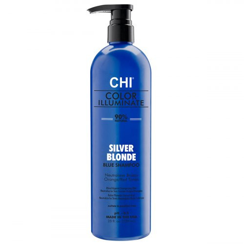 CHI Ionic Color Illuminate Silver Blonde Shampoo Spalvos atgaivinimo šampūnas, 355ml