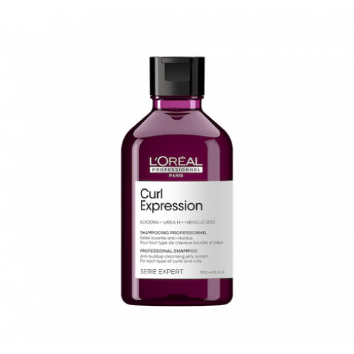 L'Oréal Professionnel Curl Expression Anti-Buildup Cleansing Jelly Shampoo Želė konsistencijos valantis garbanotų plaukų šampūnas, 300ml