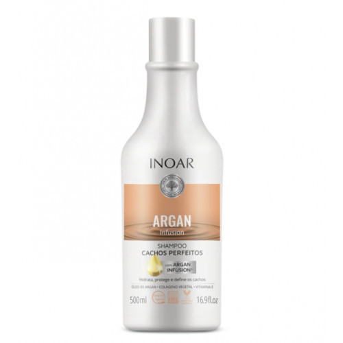 Inoar Argan Infusion Perfect Curls Shampoo Šampūnas tobuloms garbanoms, 500ml