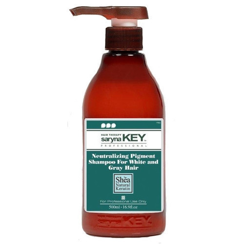 Saryna Key Silver Shampoo Geltonumą neutralizuojantis plaukų šampūnas, 500ml