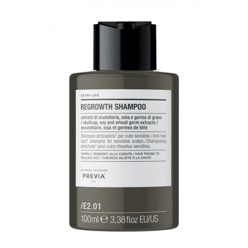 PREVIA Extra Life Regrowth Shampoo Augimą skatinantis šampūnas, 100ml